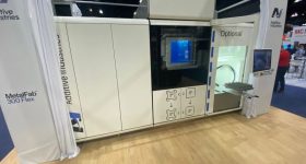 MetalFab 300 Flex 3D printer at RAPID + TCT 2024 event. Photo by 3D Printing Industry.