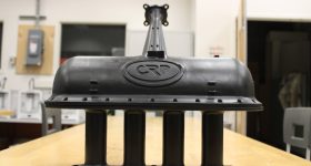 3D printed engine intake. Photo via CRP USA.
