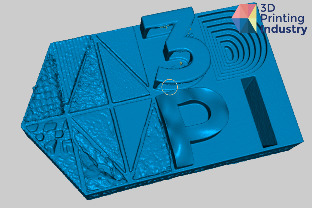3DPI torture tile. Photo and image by 3D Printing Industry.