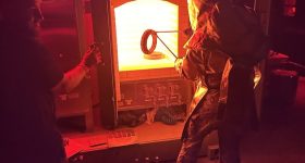 A Navy Reservist operating the SPEE3D Cell. Photo via SPEE3D