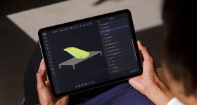 Aibuild 2.0 on an Ipad. Photo via Ai Build.