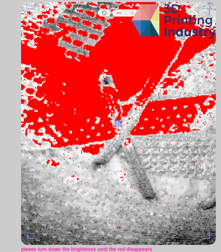 JMStudio calibration interface. Images by 3D Printing Industry