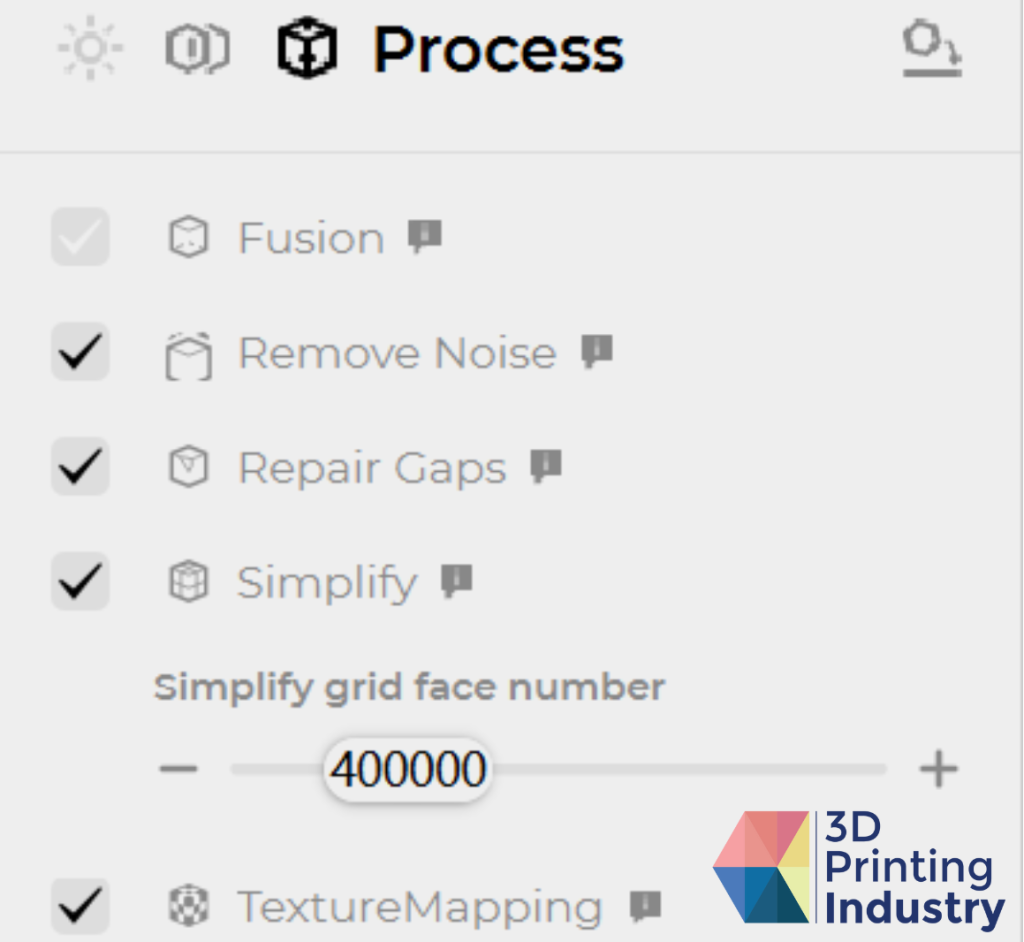 JMStudio post-processing features. Images by 3D Printing Industry