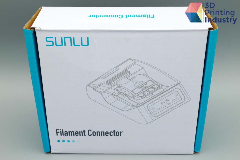 Sunlu filament connector packaging and box contents. Photos by 3D Printing Industry.