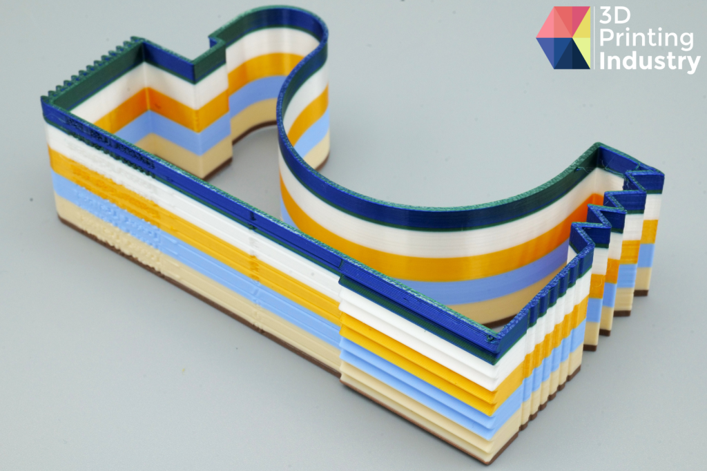 Surface finish of fused PLA test. Photos by 3D Printing Industry.